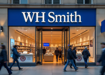 WH Smith shares tumble 40% after £30m accounting error in North America