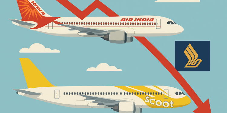 Air India woes trigger 82% net income slide for Singapore Airlines